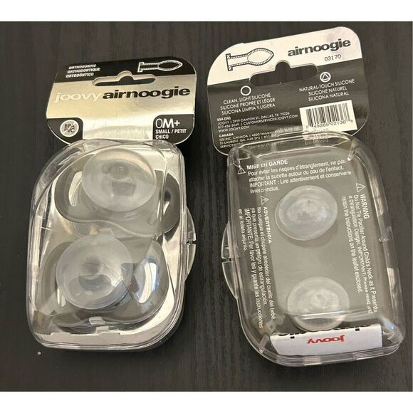 4 Joovy Airnoogie Orthopedic Pacifiers - Picture 1 of 1